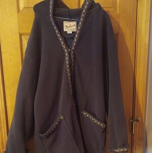 Womens size Large, Woolrich Hunter green fleece